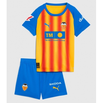 Billige Fotballdrakt Valencia Replika Tredjedraktsett Barn 2025-26 Kortermet (med bukser)
